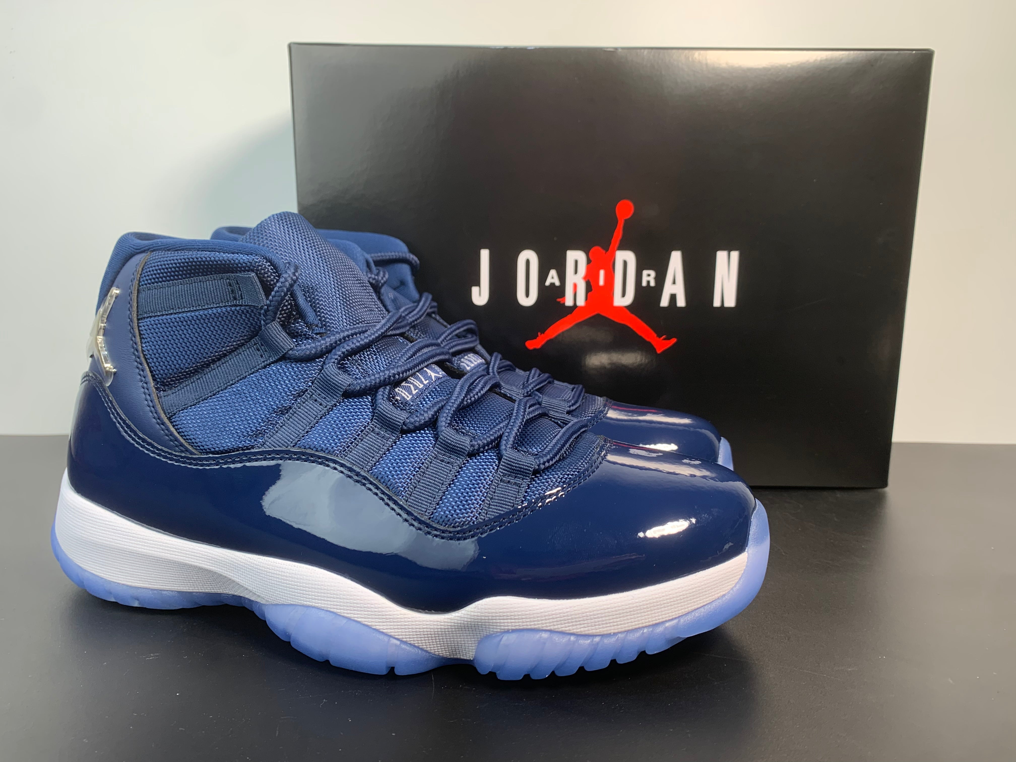 Air Jordan 11 Retro Dark Blue  378037-441