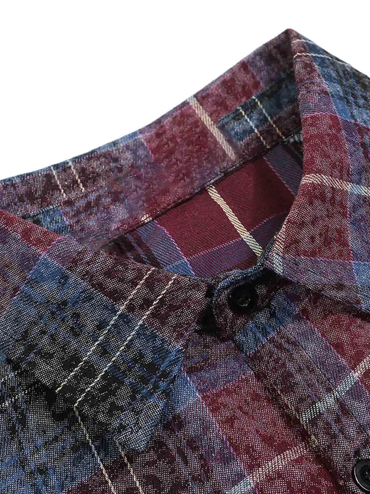 1984 High Street Ripped Patchwork Shirt