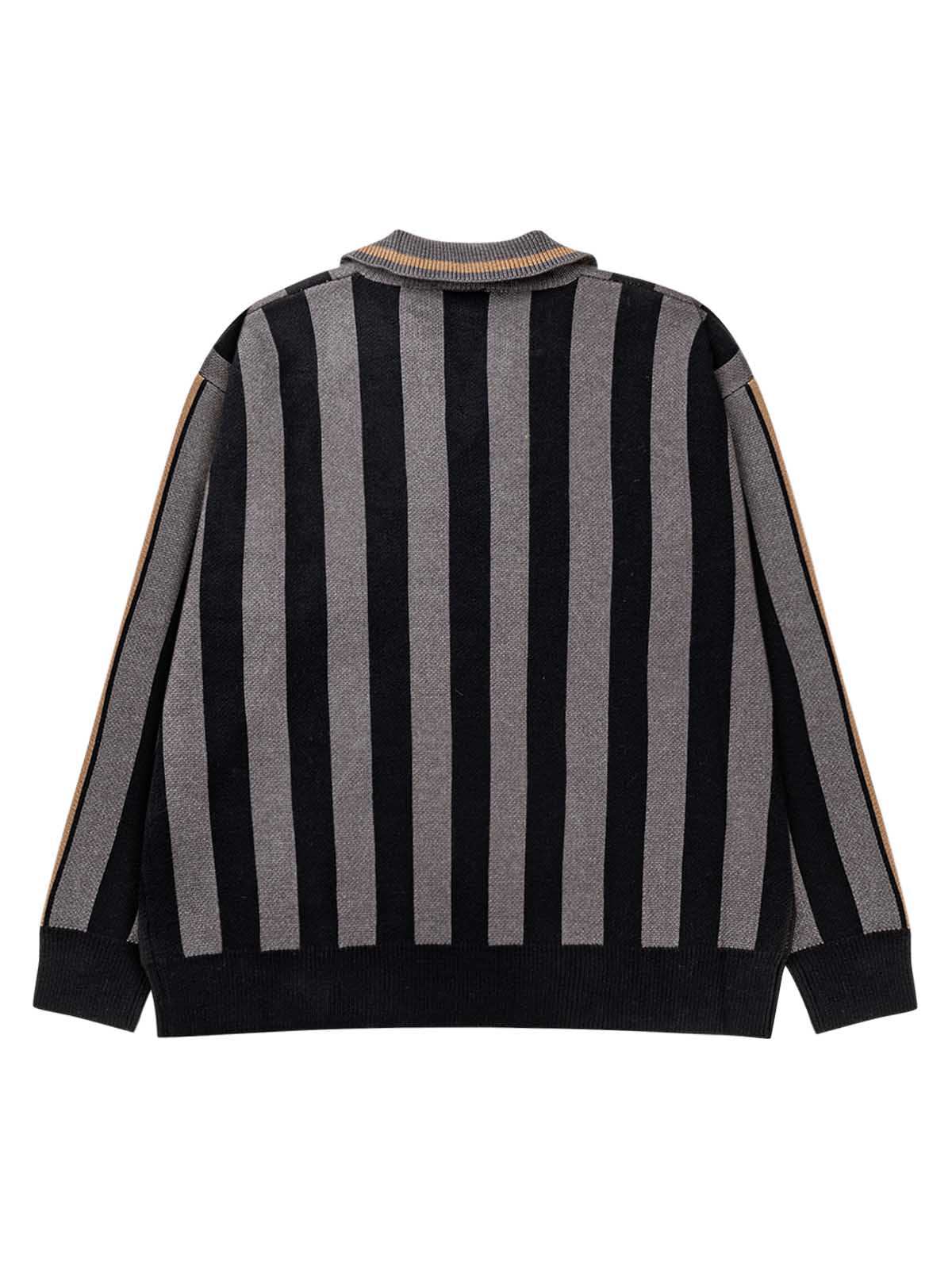 1984 Striped Star Jacquard Knit Sweater