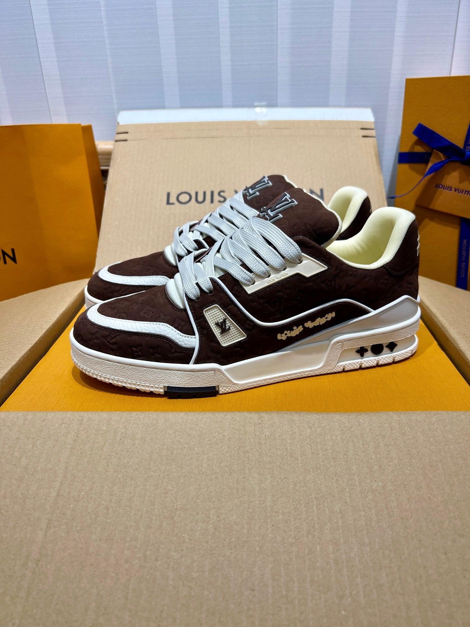 LUV Brown Trainer Sneakers-079