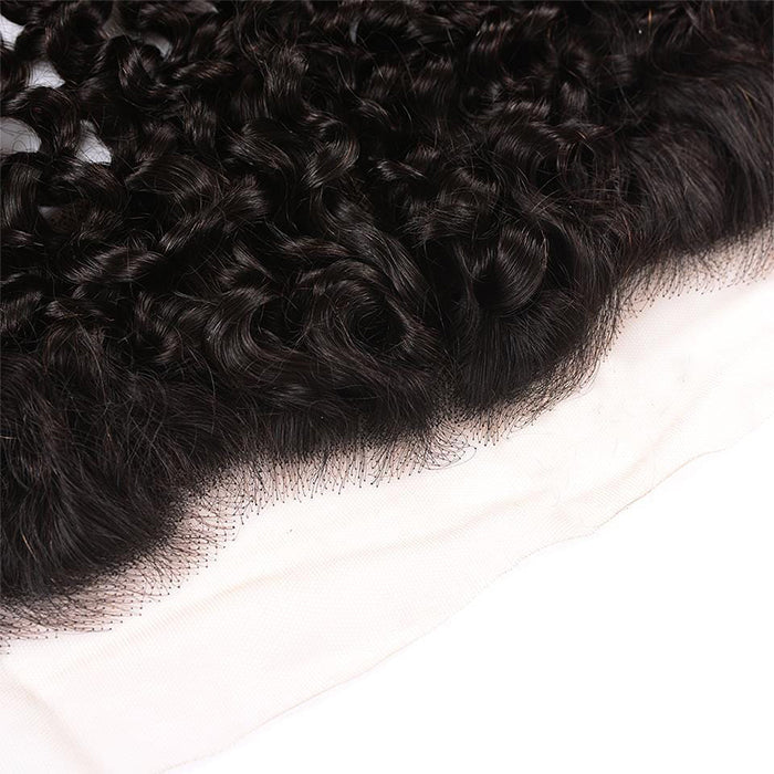 Peruvian Curly Hair 4 Bundles With 13x4 Lace Frontal 10A Virgin Human Hair Bundles With Frontal Deal hermosahair