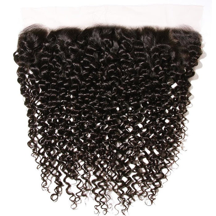 Peruvian Curly Hair 4 Bundles With 13x4 Lace Frontal 10A Virgin Human Hair Bundles With Frontal Deal hermosahair