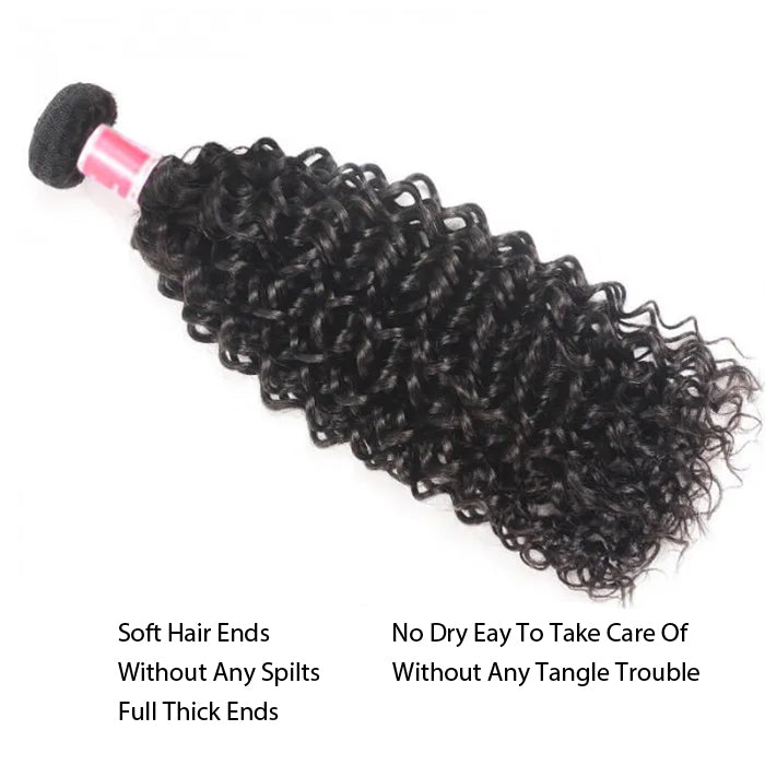 One Bundle Sale Curly Hair Weave Bundles 100% Unprocessed Virgin Human Hair hermosahair