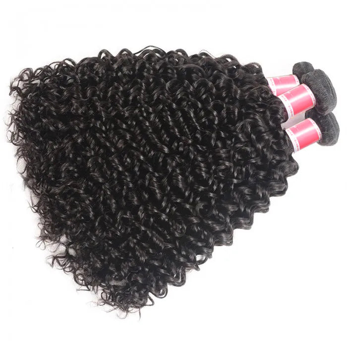 Peruvian Curly Hair 3/4 Bundle Deals Unprocessed Virgin Human Hair Extensions In Stock hermosahair