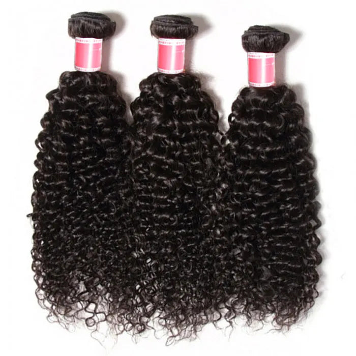 Peruvian Curly Hair 3/4 Bundle Deals Unprocessed Virgin Human Hair Extensions In Stock hermosahair