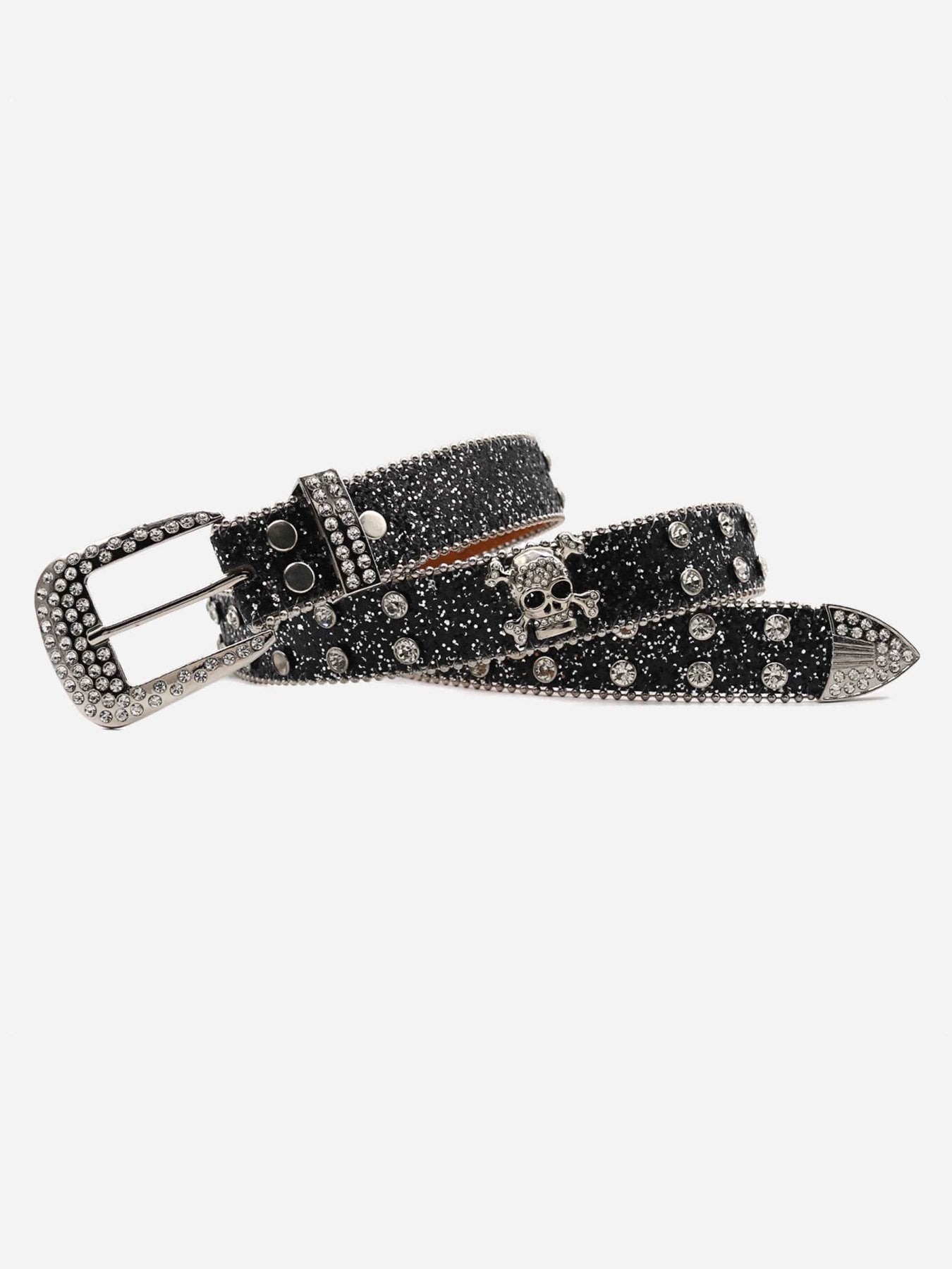 1984 Rhinestone Skull Belt - 1668 SP230728AN2F