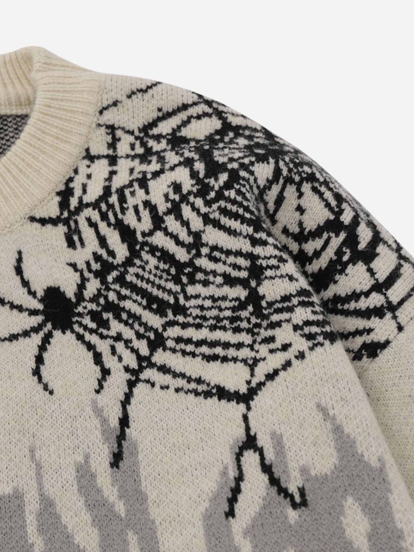 1984 High Street Spider Web Jacquard Sweater - 1976 SP23102003AW