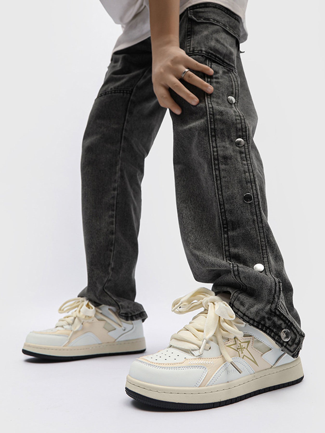 Sneakerhill Comfortable Casual Pentagram Couple Shoes - 1708