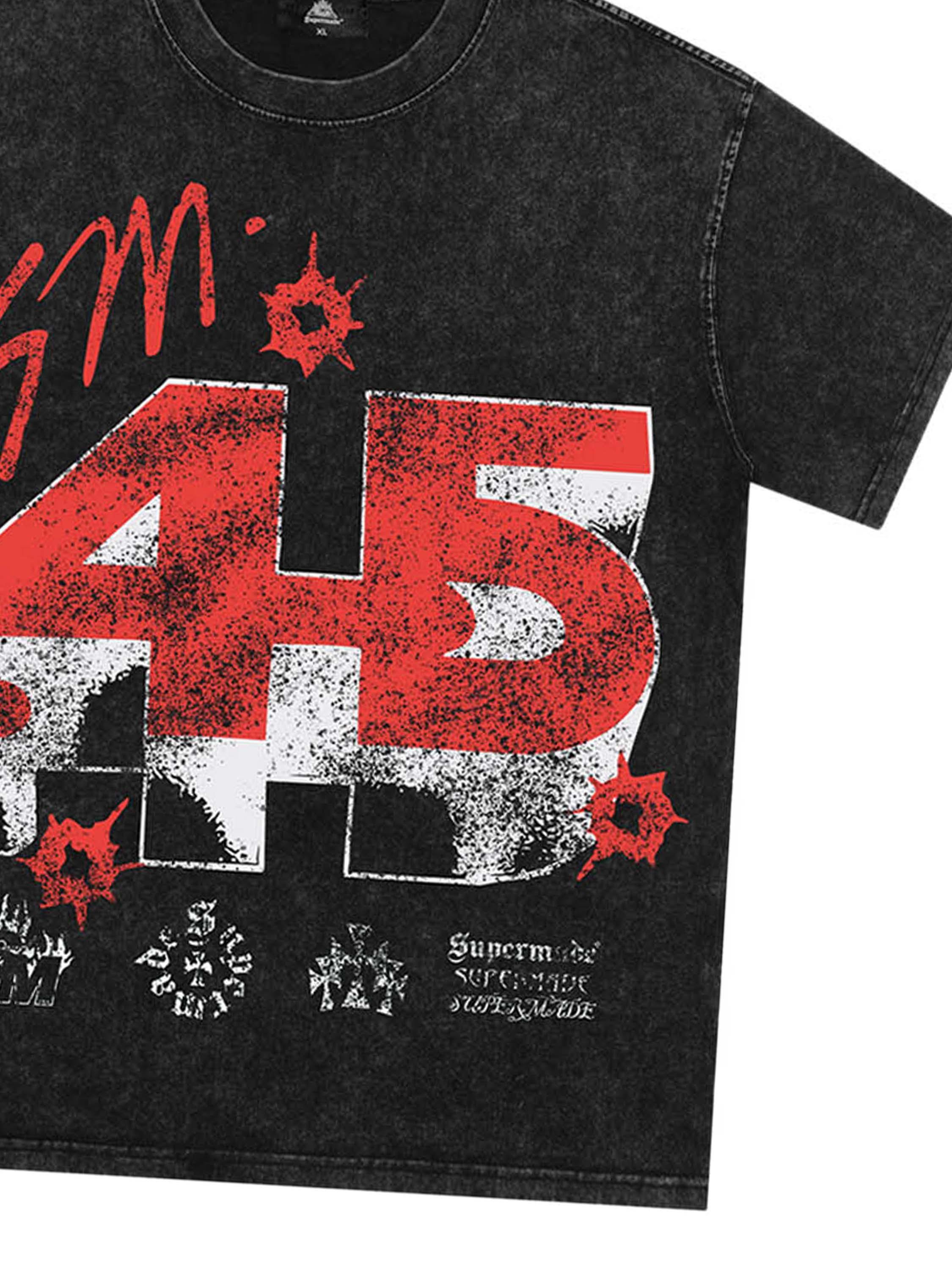 1984 Gunshot Mottled Hip Hop T-shirt SP240904HN58