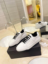 VSL Black and White Leather Sneakers-165