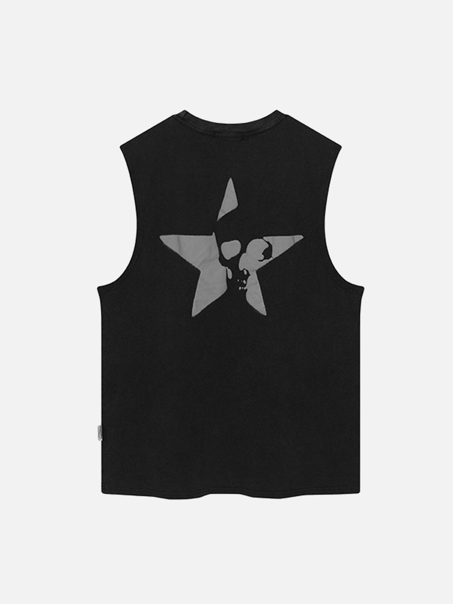 1984 Retro Hip-hop Foam Printed Star Vest SP240312T9SV