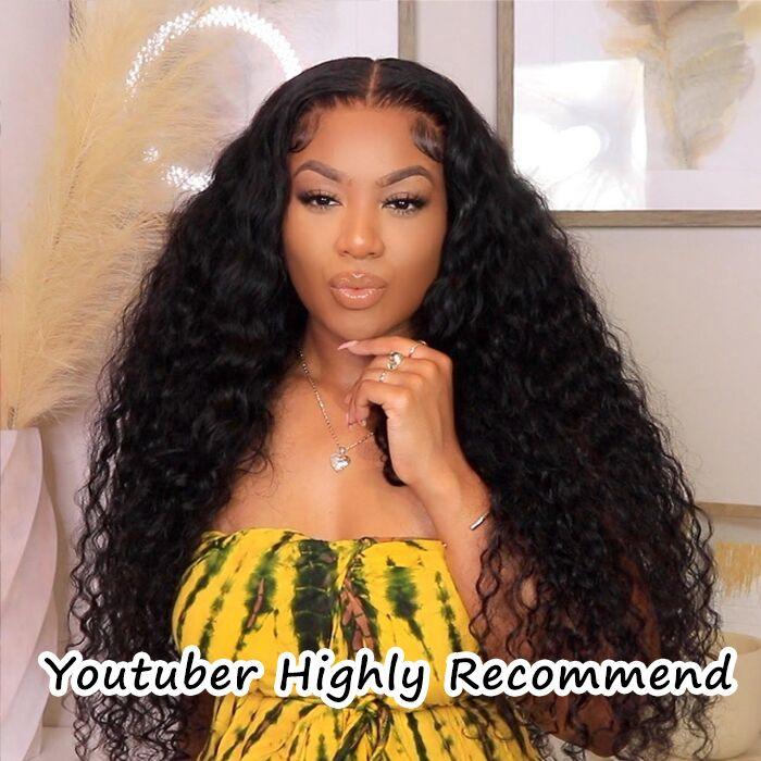 HD Lace Wigs Realistic 13*4 Lace Front Wigs Human Hair Deep Wave 5*5/4*4 Transparent Lace Closure Wigs hermosahair