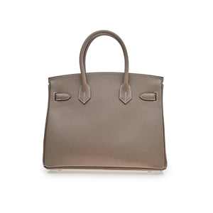 Birkin 30 Epsom Etoupe Palladium Hardware Kilta bags