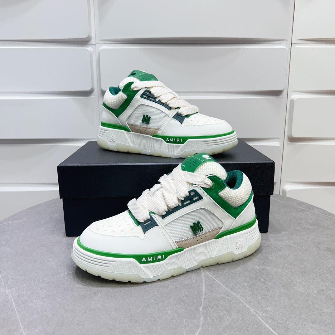 AMR MA-1 White and Green Sneakers-128