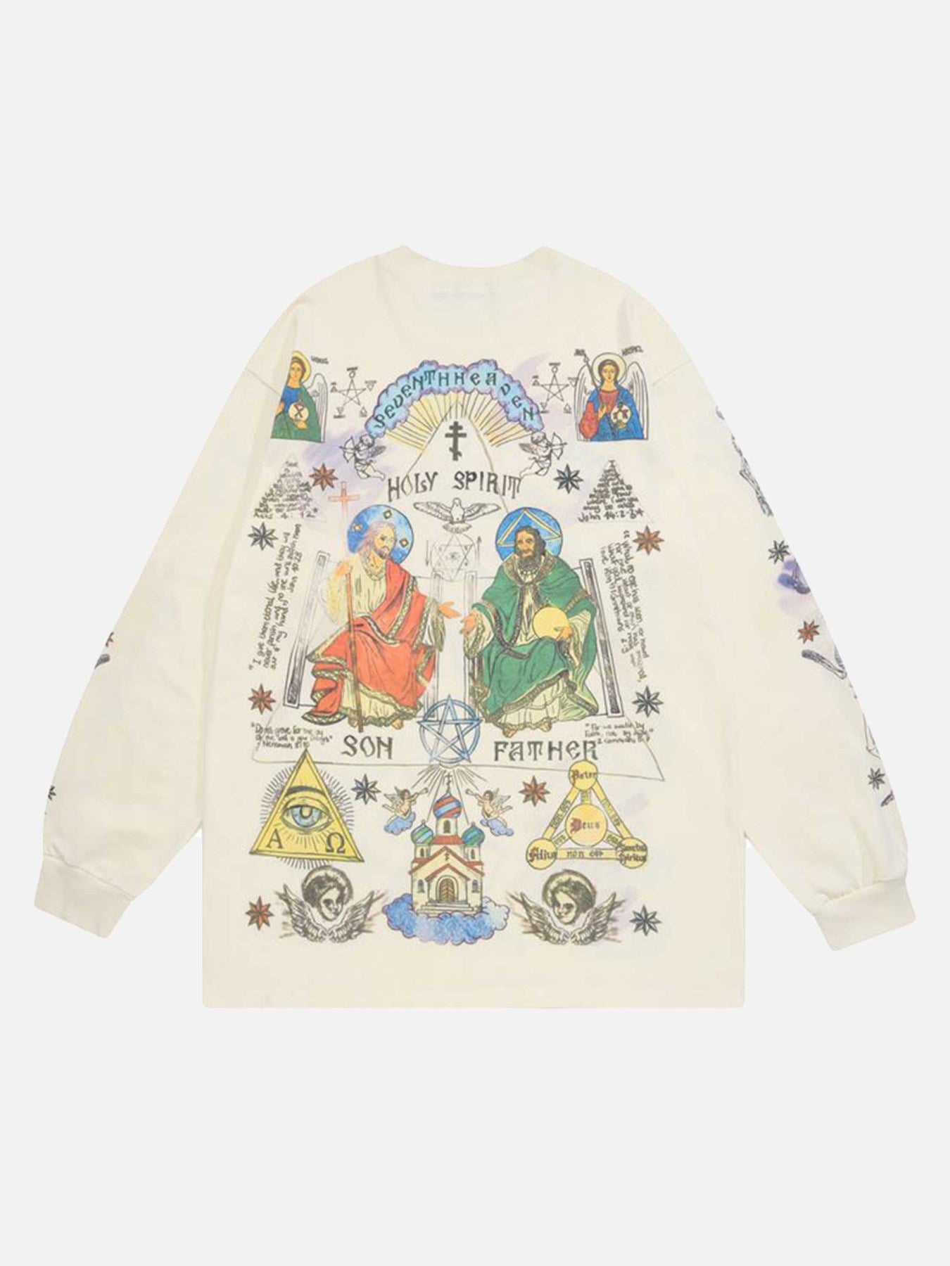 1984 American High Street Graffiti Long Sleeve T-Shirt - 1984brand