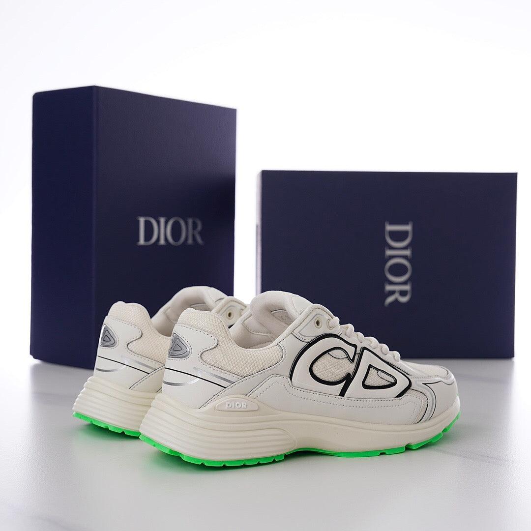 DOR B30  White Mesh and Technical Fabric Sneakers -114