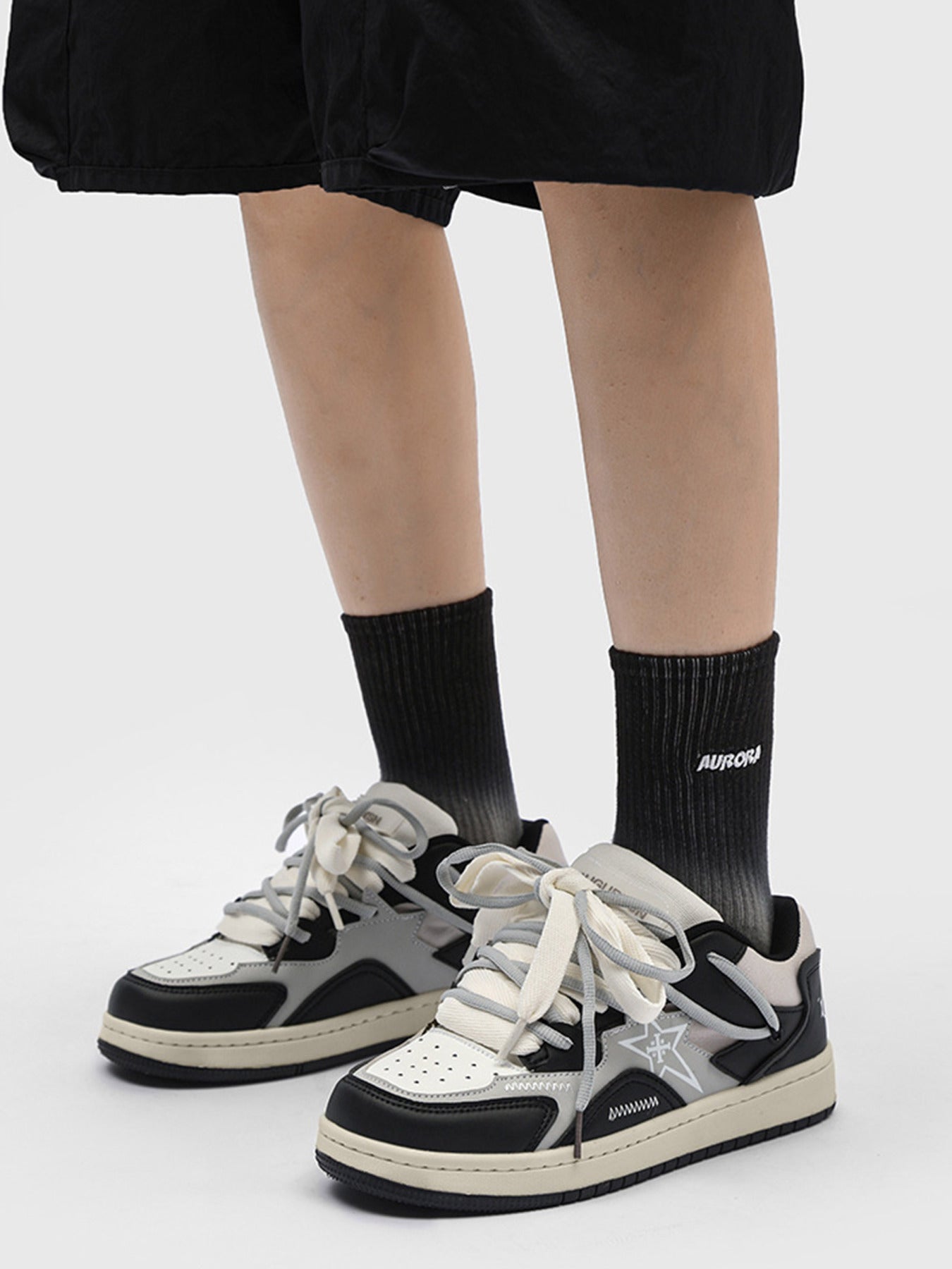 Sneakerhill Comfortable Casual Pentagram Couple Shoes - 1708