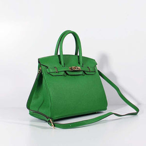 Birkin Bag Togo Leather With Strap Green Gold - sneakerlandnet