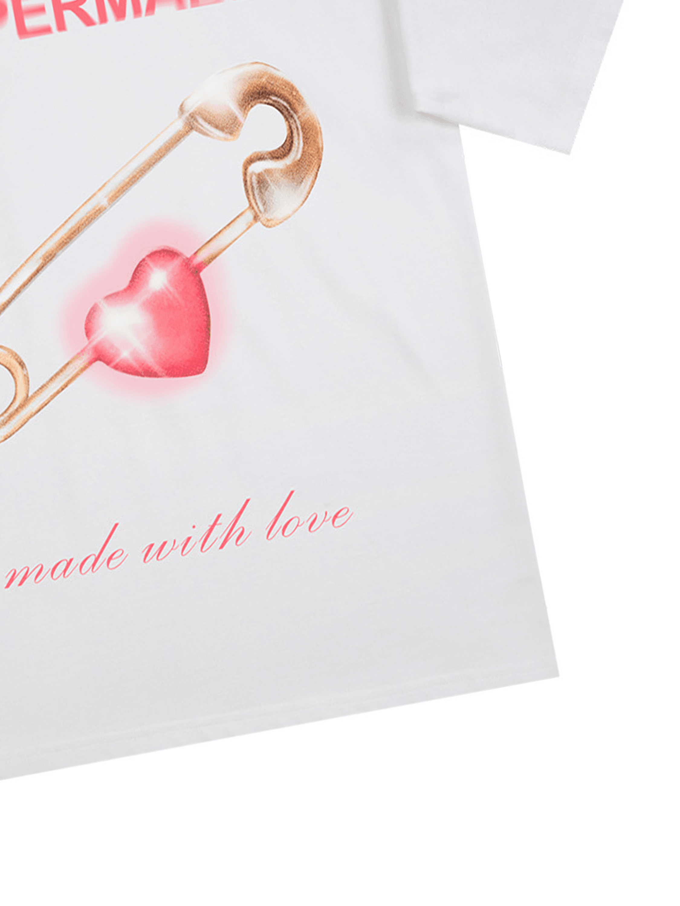 1984 Street Paperclip Heart Hip Hop T-shirt SP2409040AGC
