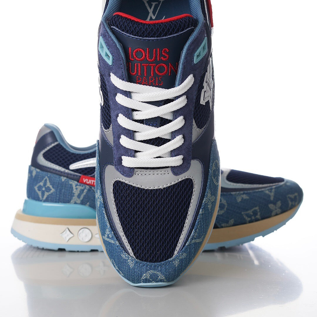 LUV Run Away Monogram denim Sneakers-110