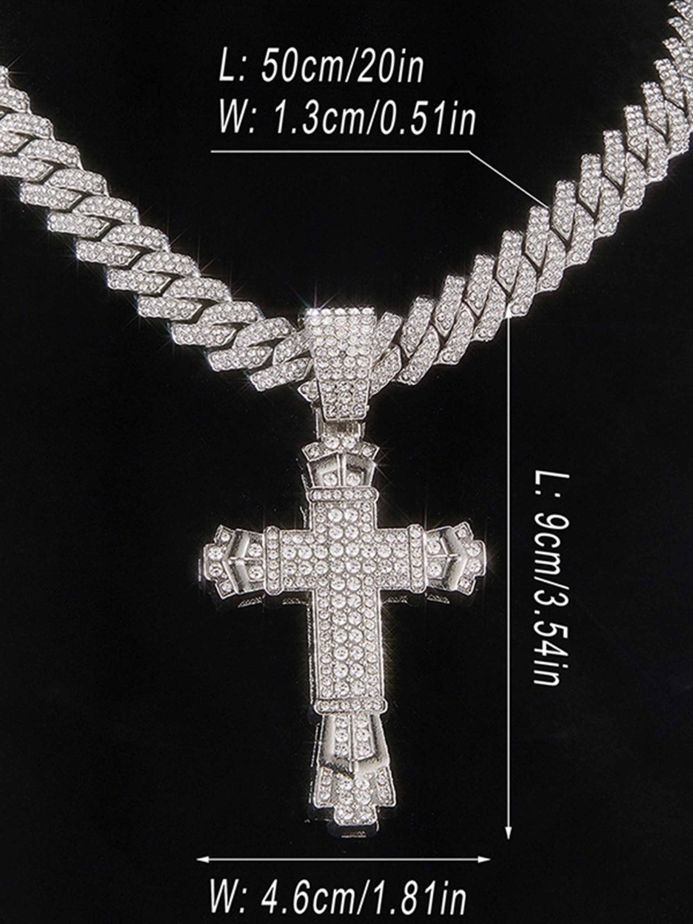 1984 High Street Cross Necklace SP231102MYH3