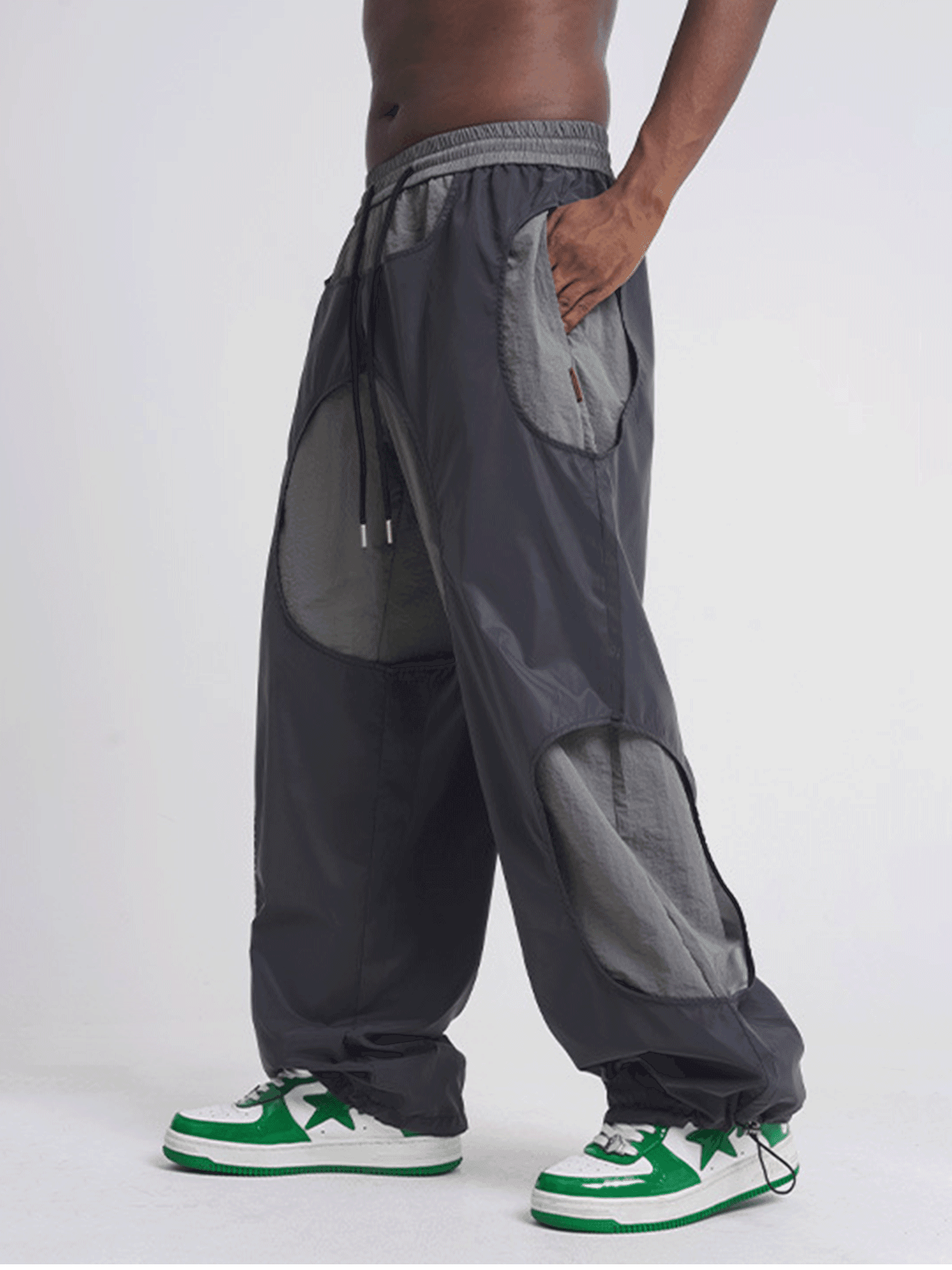 1984 High Street Reflective Double Layer Pants