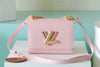 LV Twist PM Grain Pink For Women,  Shoulder And Crossbody Bags 7.5in/19cm LV M20699