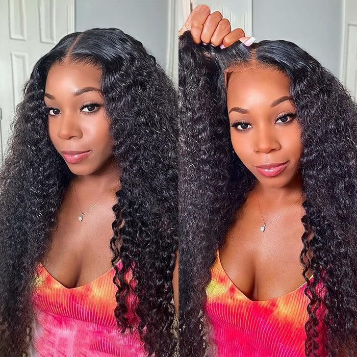 Pre Bleached Deep Wave Glueless Wig 8x5 Partingplus Lace Closure Wig Beginner Friendly 1 Min Install Hermosa Hair