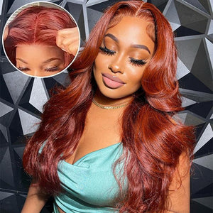 Reddish Brown Color Upgrade Pre Cut HD Lace Closure Wigs - 1984brand