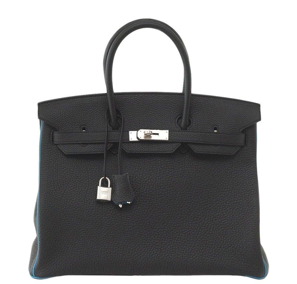 Birkin 35 Bag 2-Tone Special Order Horseshoe Kilta bags