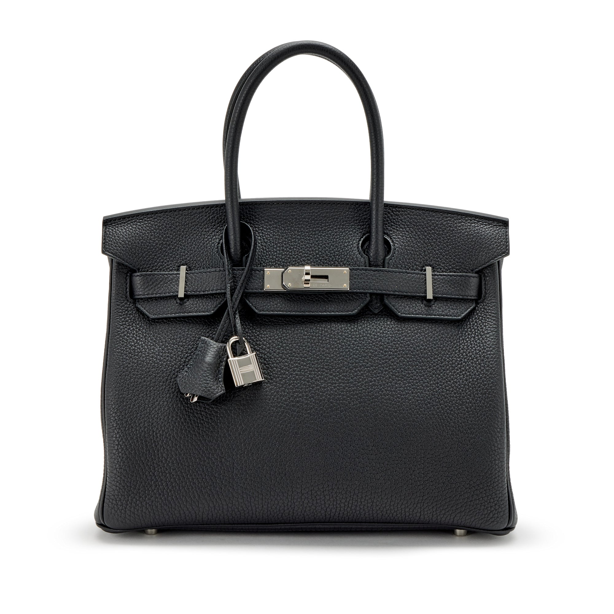 HRMS Birkin 30 Noir Togo Palladium Hardware Kilta bags