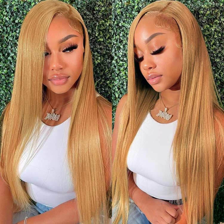 Colored Lace Front Wigs For Women 13*4 HD Lace Straight & Body Wave Human Hair Wigs - 1984brand