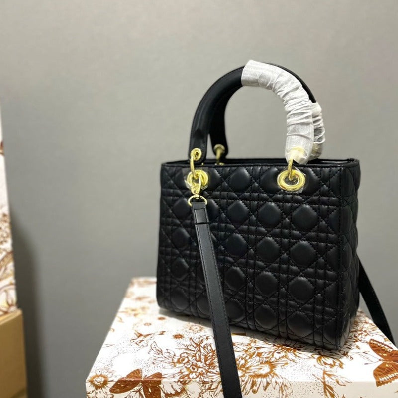 1984 - Lady Handbag Black/Gold Hardware