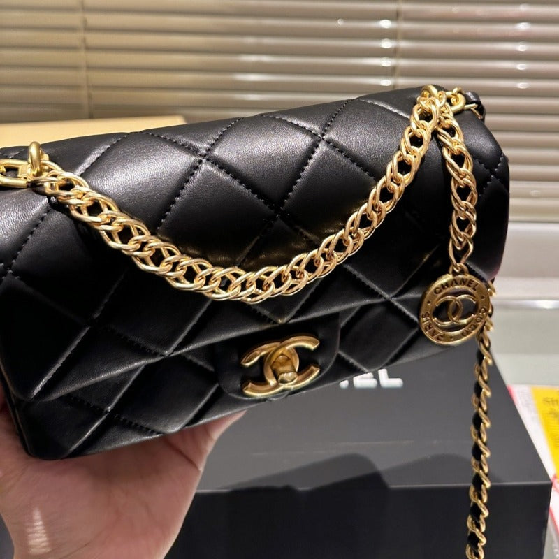 1984 - Mini Chain Bag Black Lambskin