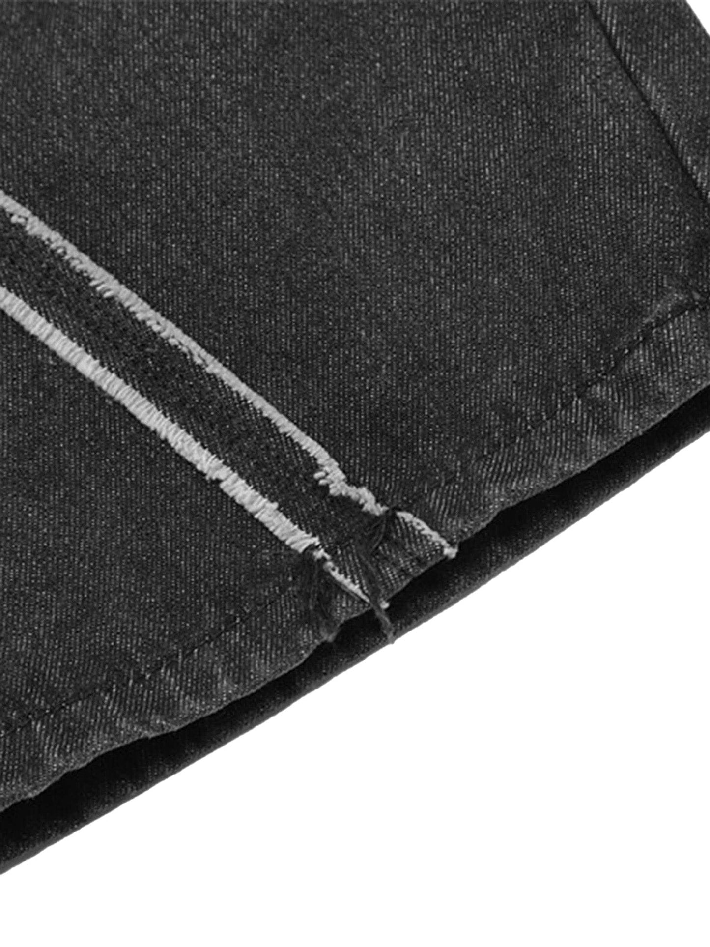 1984 High Street Hip-Hop Spider Web Denim Pants-1512