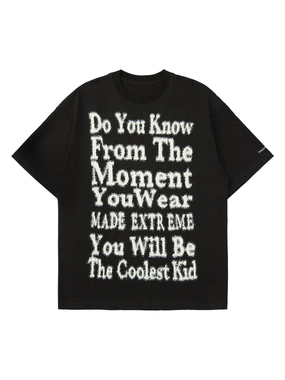 1984 Furry Funny Slogan Street Rap T-shirt - 2053 SP240604FUB1