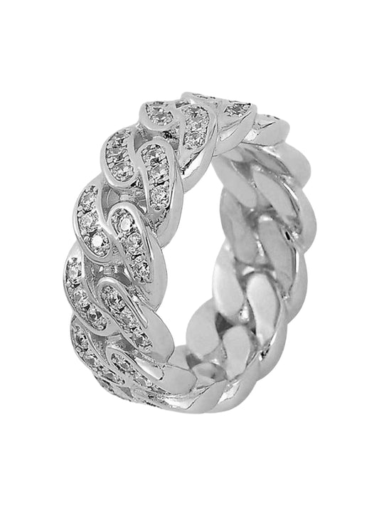1984 Hip Hop Zirconia Ring - 1551