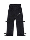 Hip-hop Retro Wash Old Punk Denim Pants-1456