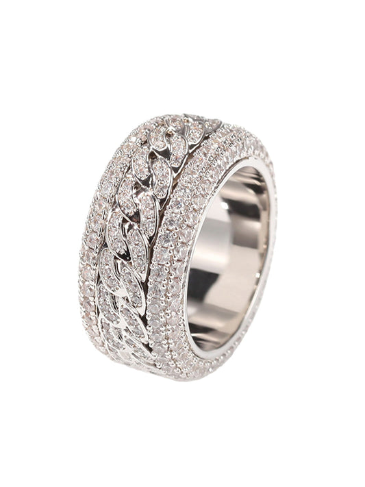 1984 Full Diamond Spinnable Ring