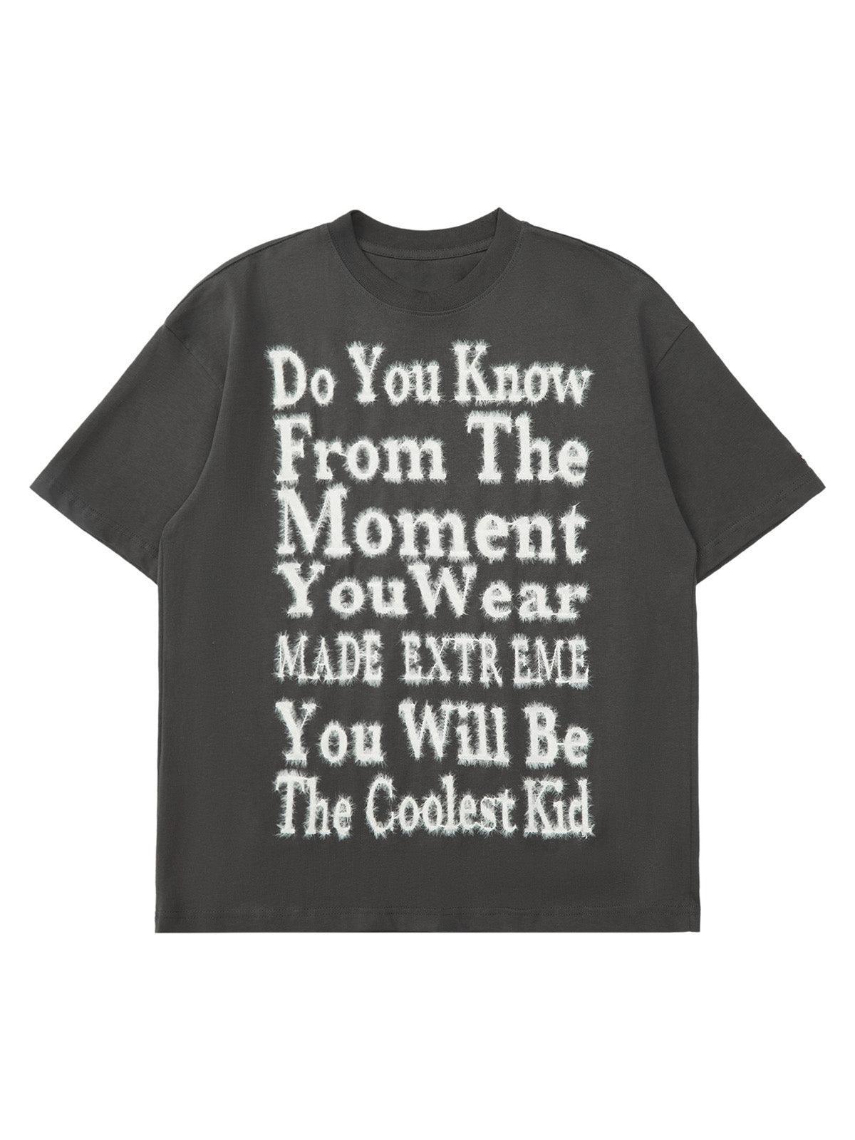 1984 Furry Funny Slogan Street Rap T-shirt - 2053 SP240604FUB1