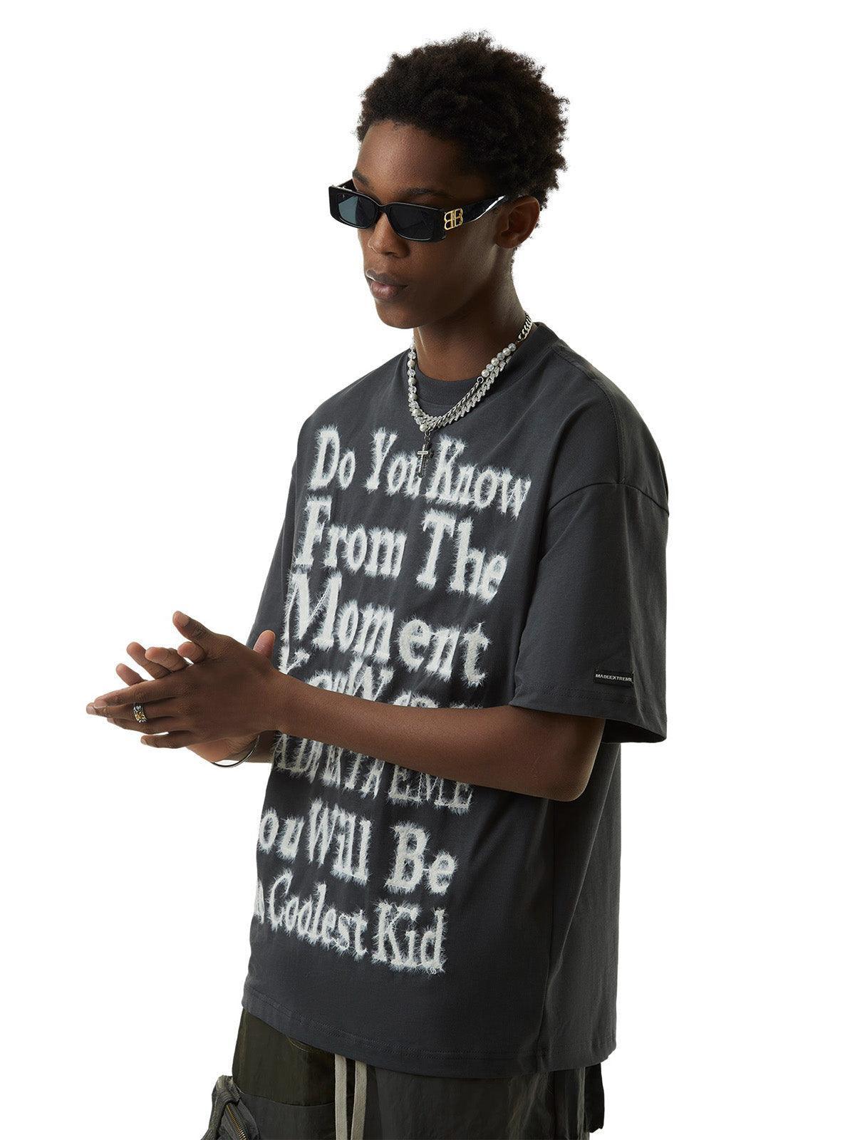 1984 Furry Funny Slogan Street Rap T-shirt - 2053 SP240604FUB1