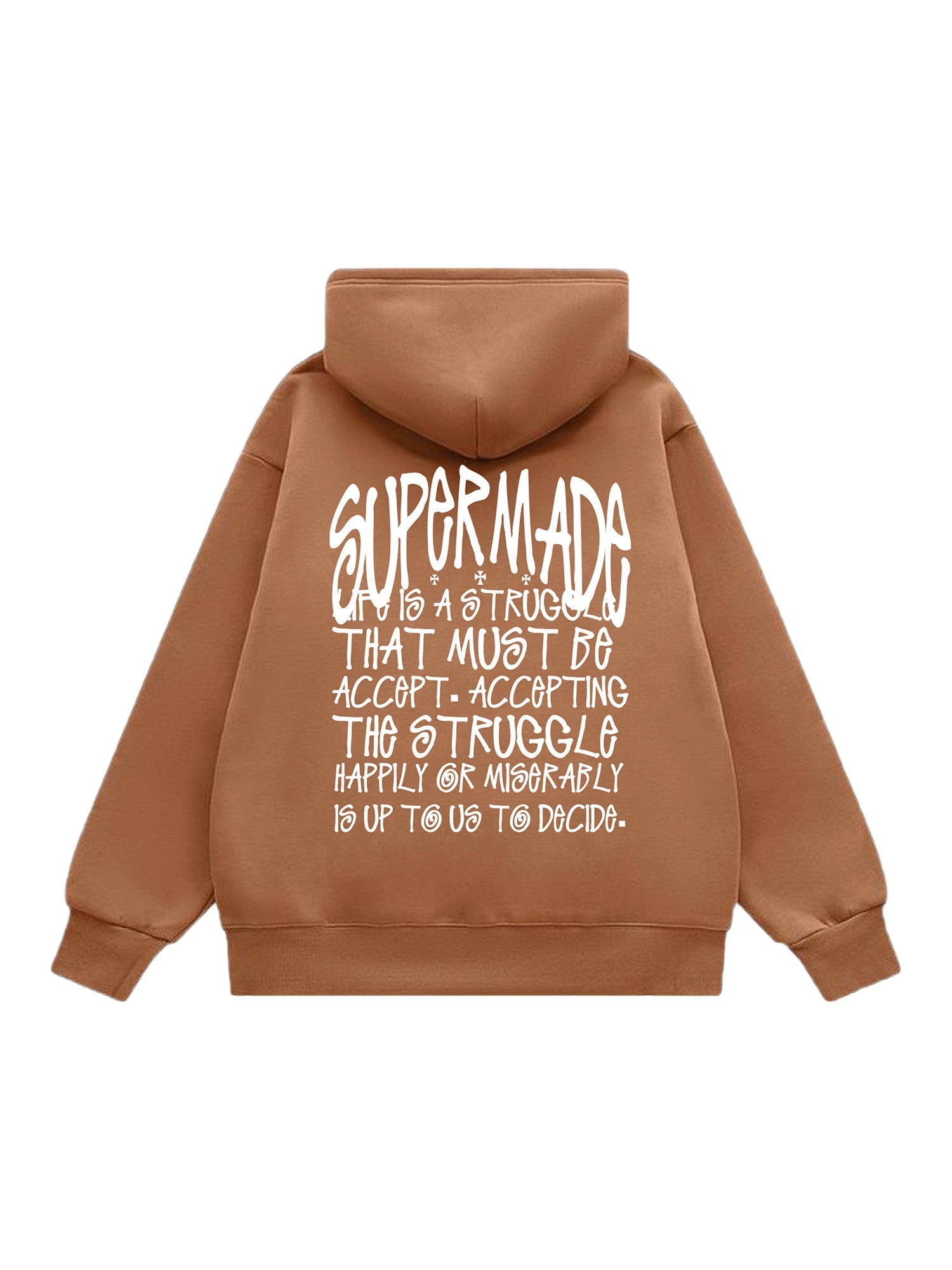 1984 Interest Letter Print Hoodie