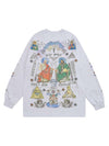 1984 American High Street Graffiti Long Sleeve T-Shirt