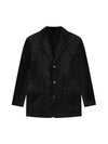 Lace Map Logo Velvet Suit