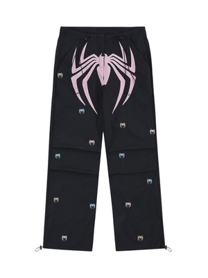 1984 Embroidered Spider Straight Leg Pants - 1745