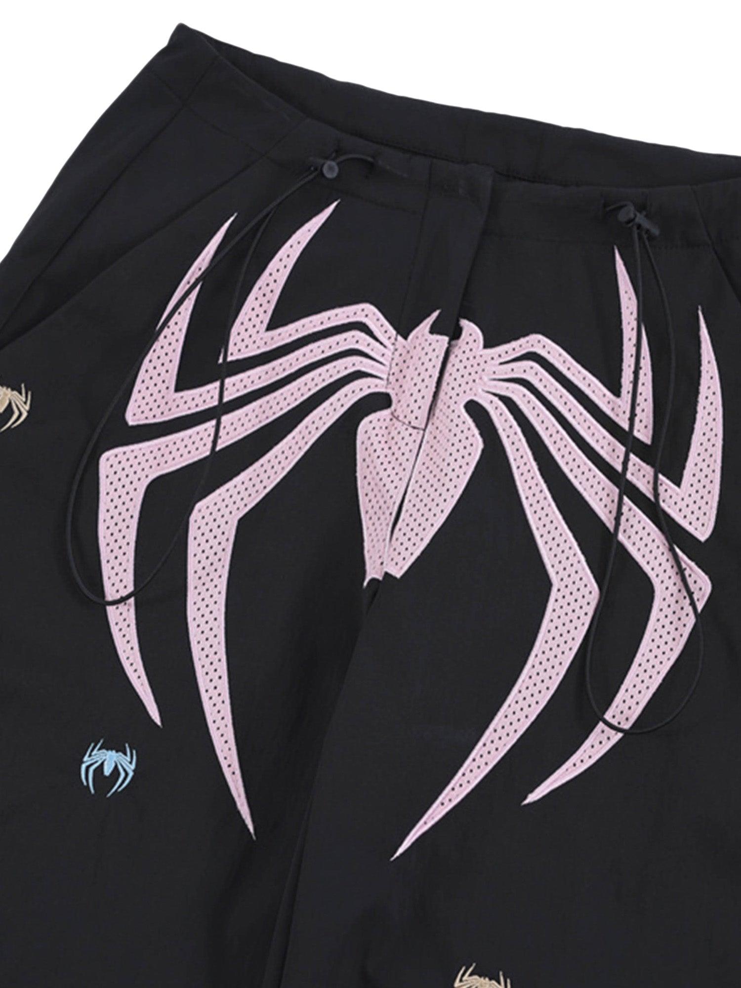 1984 Embroidered Spider Straight Leg Pants - 1745