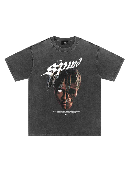 1984 Skull Rapper Printed T-Shirt