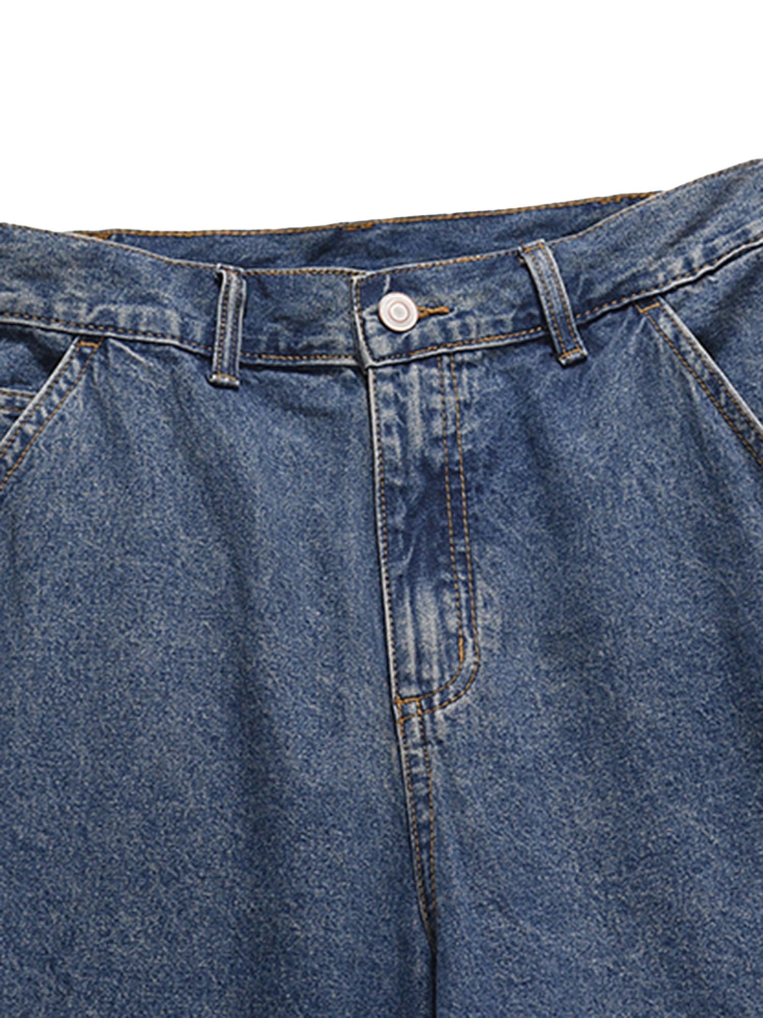 1984 Retro Blue Denim Shorts