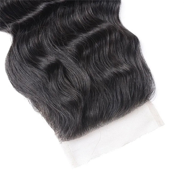 Malaysian Loose Deep Wave 3 Bundles with 4*4 Closure Soft Unprocessed Virgin Human Hair Hermosa Hair