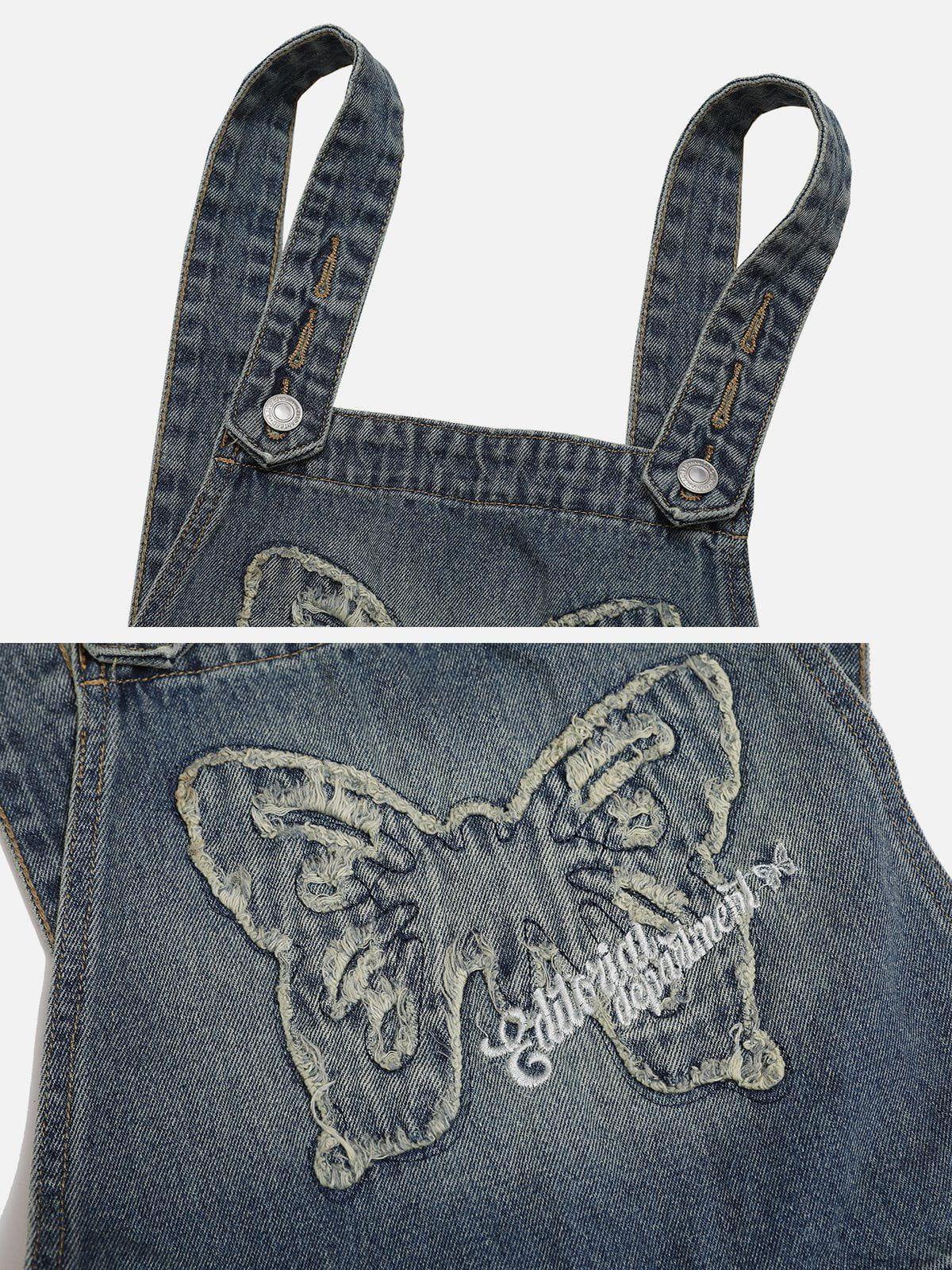 1984® - Butterfly Embroidered Patch Jeans - 1984brand